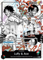 Luffy & Ace - ST30-001 - Leader (Parallel) - EX Luffy & Ace