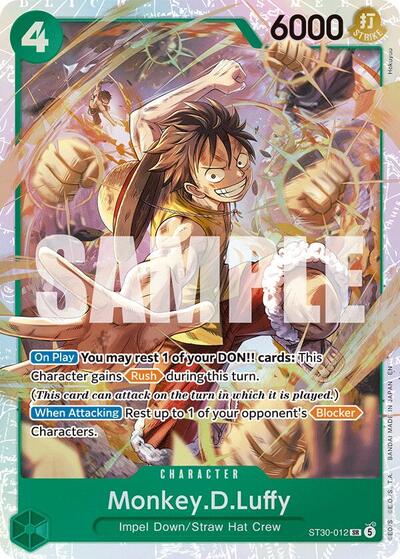 Monkey.D.Luffy - ST30-012 - Super Rare - EX Luffy & Ace
