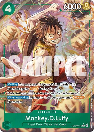 Monkey.D.Luffy - ST30-012 - Super Rare (Parallel) - EX Luffy & Ace