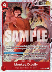 Monkey.D.Luffy - OP16-015 - Super Rare - The Time of Battle