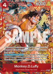 Monkey.D.Luffy - OP16-015 - Super Rare (Alternate Art) - The Time of Battle