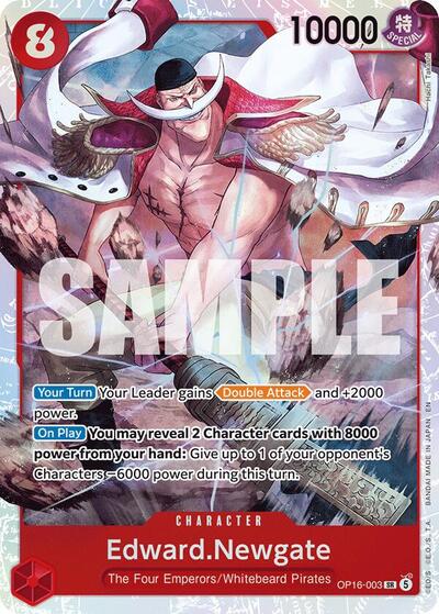 Edward.Newgate - OP16-003 - Super Rare - The Time of Battle