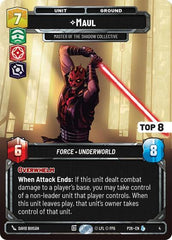 Maul - Master of the Shadow Collective (Top 8) - 4 - Legendary - Organized Play Promos