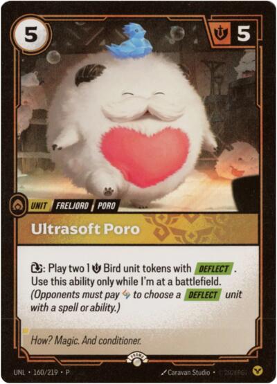 Ultrasoft Poro - 160/219 - Promo - Riftbound Organized Play Promotional Cards