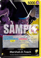 Marshall.D.Teach - OP16-080 - Leader - The Time of Battle