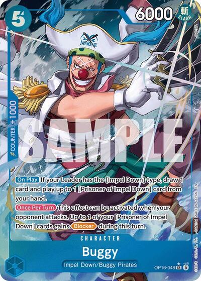 Buggy - OP16-048 - Super Rare (Alternate Art) - The Time of Battle
