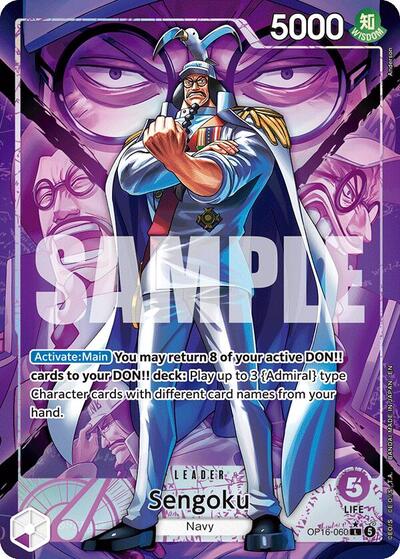 Sengoku - OP16-060 - Leader (Alternate Art) - The Time of Battle
