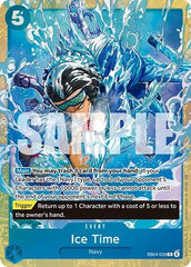 Ice Time - EB04-028 - Rare (Premium Card Collection -Best Selection Vol. 6-) - One Piece Promotion Cards