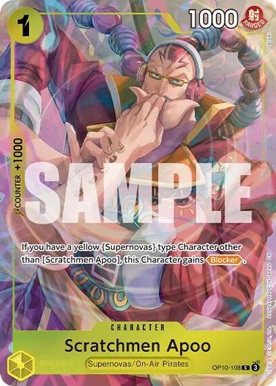 Scratchmen Apoo - OP10-108 - Common (Premium Card Collection -Best Selection Vol. 6-) - One Piece Promotion Cards