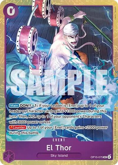 El Thor - OP15-075 - Uncommon (Premium Card Collection -Best Selection Vol. 6-) - One Piece Promotion Cards