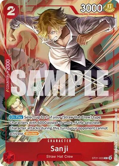 Sanji - ST21-003 - Common (Premium Card Collection -Best Selection Vol. 6-) - One Piece Promotion Cards