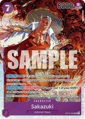 Sakazuki - OP16-065 - Super Rare - The Time of Battle