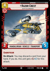 Razor Crest - Outfitted Armament - 2/2 - Uncommon - Event Exclusive Promos