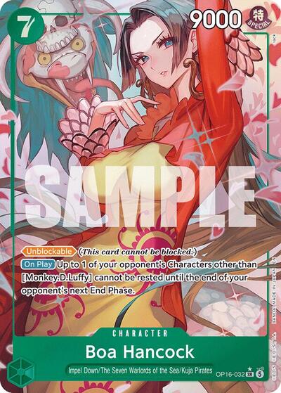Boa Hancock - OP16-032 - Super Rare (Alternate Art) - The Time of Battle