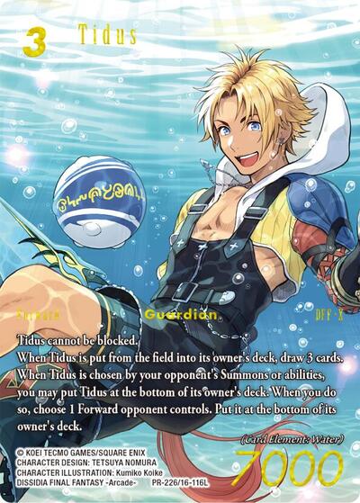 Tidus - PR-226/16-116L - Legend (Road to Worlds 2026) - FF: Promo Cards