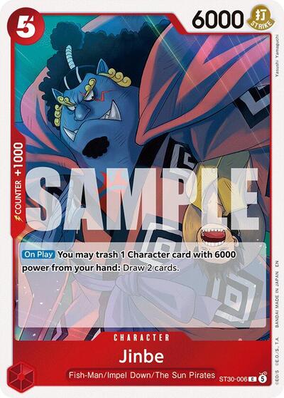 Jinbe - ST30-006 - Common - EX Luffy & Ace