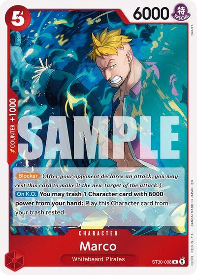 Marco - ST30-008 - Common - EX Luffy & Ace