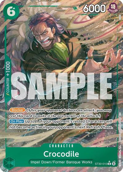 Crocodile - ST30-010 - Common (Full Art) - EX Luffy & Ace