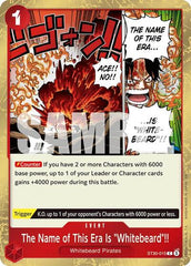 The Name of This Era Is "Whitebeard"!! - ST30-015 - Common - EX Luffy & Ace