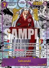 Sakazuki - OP16-065 - Super Rare (Manga Alt Art) - The Time of Battle