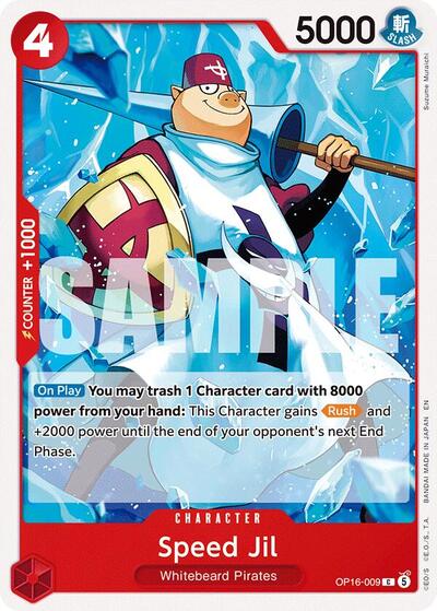 Speed Jil - OP16-009 - Common - The Time of Battle