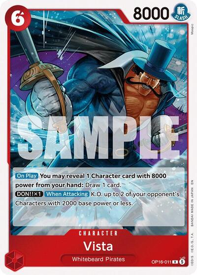 Vista - OP16-011 - Rare - The Time of Battle