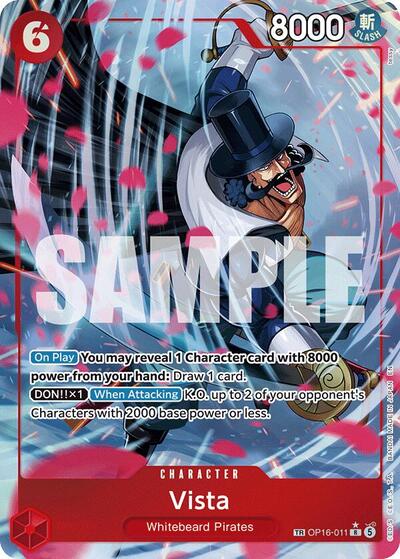 Vista - OP16-011 - Treasure Rare (Treasure Rare) - The Time of Battle