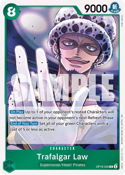 Trafalgar Law - OP16-030 - Rare - The Time of Battle
