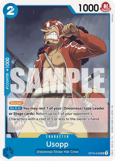 Usopp - OP16-043 - Uncommon - The Time of Battle
