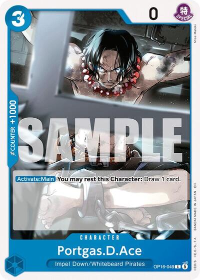 Portgas.D.Ace - OP16-049 - Common - The Time of Battle