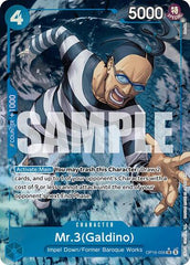 Mr.3(Galdino) - OP16-056 - Super Rare (Alternate Art) - The Time of Battle
