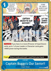 Captain Buggy's Our Savior!! - OP16-057 - Common - The Time of Battle