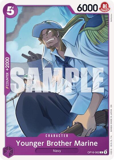 Younger Brother Marine - OP16-062 - Common - The Time of Battle