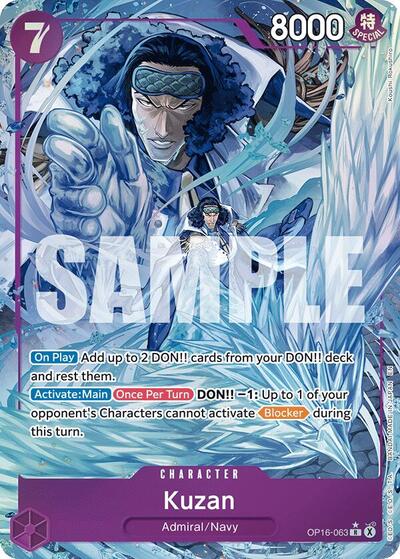 Kuzan - OP16-063 - Rare (Alternate Art) - The Time of Battle