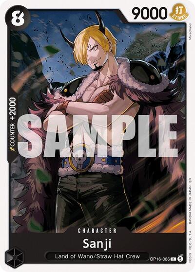 Sanji - OP16-086 - Common - The Time of Battle