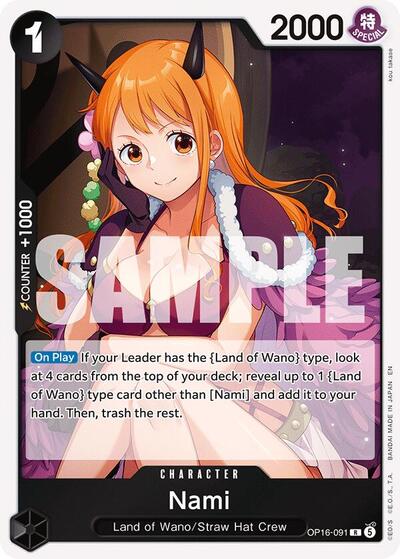 Nami - OP16-091 - Rare - The Time of Battle
