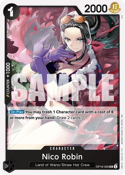 Nico Robin - OP16-092 - Uncommon - The Time of Battle