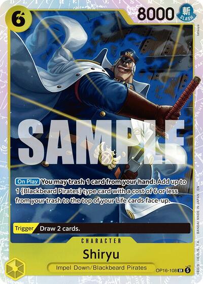 Shiryu - OP16-108 - Super Rare - The Time of Battle