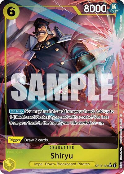 Shiryu - OP16-108 - Super Rare (Full Art) - The Time of Battle