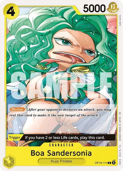 Boa Sandersonia - OP16-111 - Common - The Time of Battle