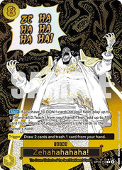 Zehahahahaha! - OP16-116 - Rare (Alternate Art) - The Time of Battle