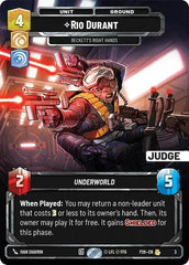 Rio Durant - Beckett's Right Hands - 3 - Rare - Judge Promos