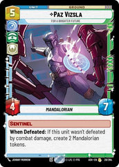 Paz Vizsla - For a Brighter Future - 28/264 - Rare - Ashes of the Empire