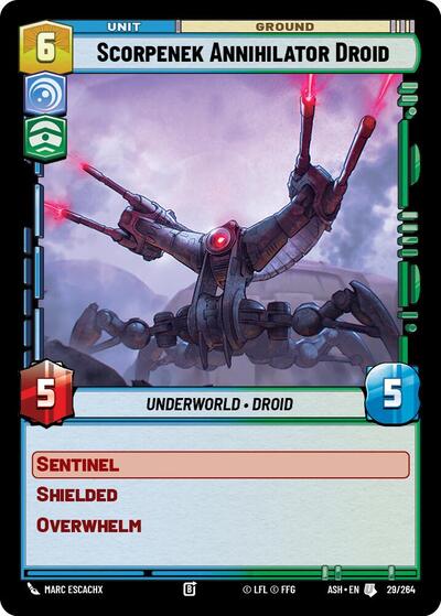 Scorpenek Annihilator Droid - 29/264 - Uncommon - Ashes of the Empire