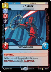 Marrok - Mysterious Warrior - 30/264 - Rare - Ashes of the Empire