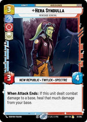 Hera Syndulla - Renegade General - 31/264 - Rare - Ashes of the Empire