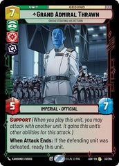 Grand Admiral Thrawn - Orchestrating His Return - 33/264 - Rare - Ashes of the Empire