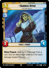 Barriss Offee - Redeeming Herself - 44/264 - Uncommon - Ashes of the Empire