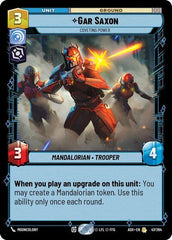 Gar Saxon - Coveting Power - 47/264 - Rare - Ashes of the Empire