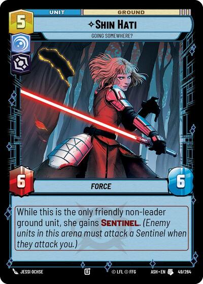 Shin Hati - Going Somewhere? - 49/264 - Uncommon - Ashes of the Empire